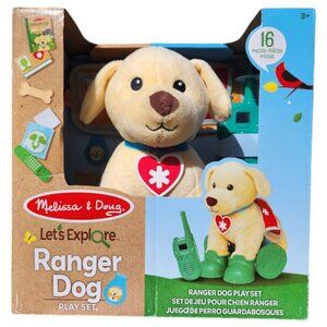 Melissa & Doug Let's Explore Ranger Rescue Dog Pretend Play Set Gear Puppy Campi